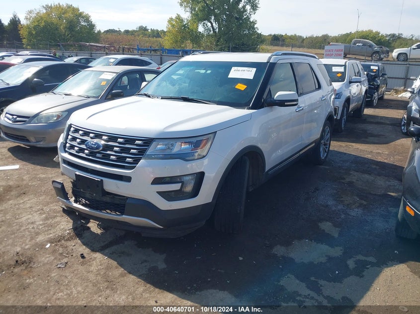 2016 FORD EXPLORER LIMITED - 1FM5K7F89GGA79624