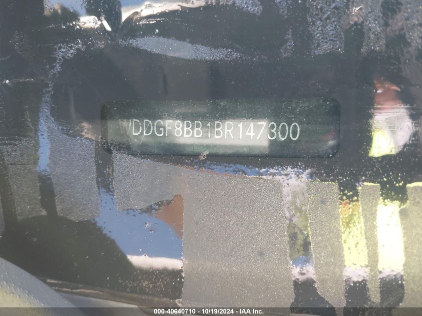 2011 Mercedes-Benz C 300 Luxury 4Matic/Sport 4Matic VIN: WDDGF8BB1BR147300 Lot: 40640710