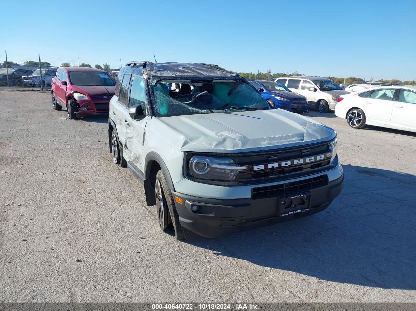 2022 Ford Bronco Sport Outer Banks VIN: 3FMCR9C60NRD91421 Lot: 40640722