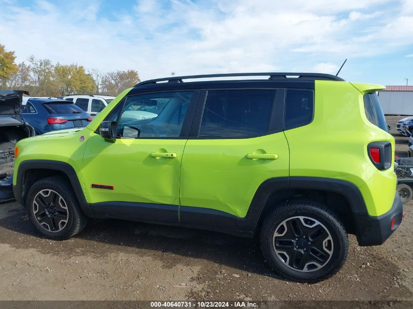 2017 Jeep Renegade Trailhawk 4X4 VIN: ZACCJBCB0HPG42209 Lot: 40640731