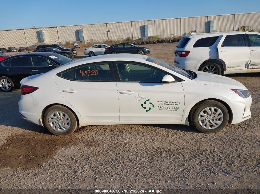 2019 HYUNDAI ELANTRA SE - 5NPD74LF4KH490114