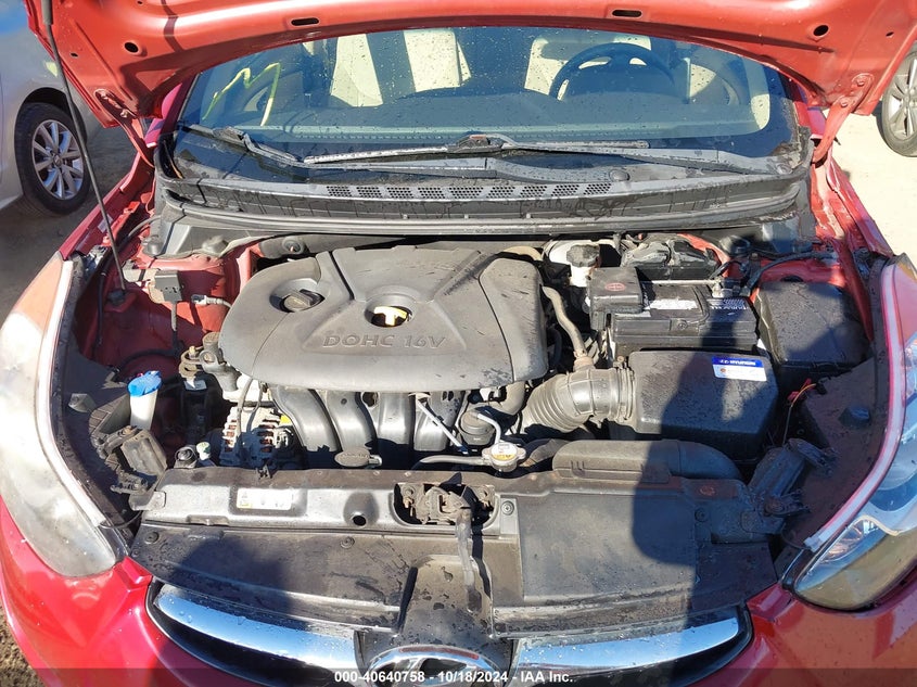 2013 HYUNDAI ELANTRA - KMHDHA4AE8DU48297