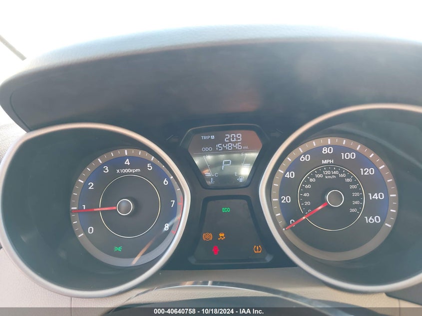 2013 HYUNDAI ELANTRA - KMHDHA4AE8DU48297