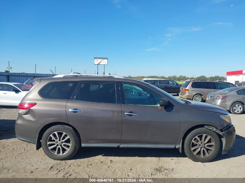 2015 Nissan Pathfinder Sv VIN: 5N1AR2MN1FC663057 Lot: 40640761