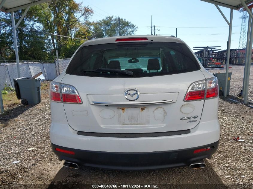 2012 Mazda Cx-9 Grand Touring VIN: JM3TB3DV5C0334258 Lot: 40640766