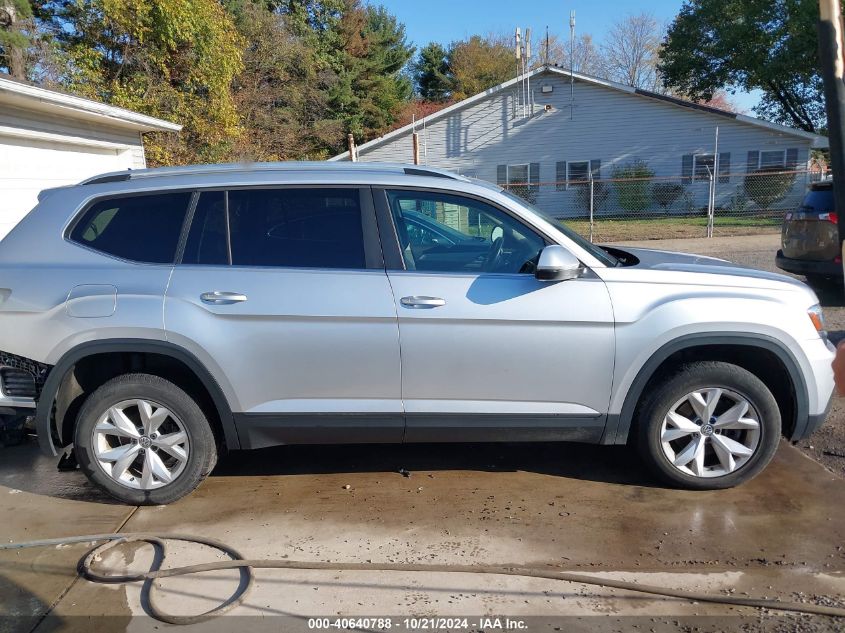 2018 Volkswagen Atlas 3.6L V6 Se VIN: 1V2KR2CA1JC563409 Lot: 40640788