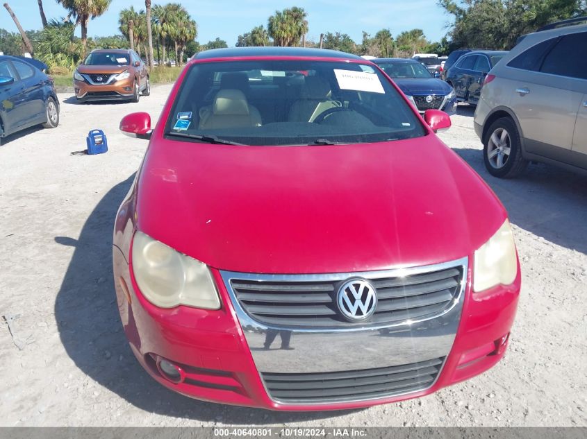 2008 Volkswagen Eos Komfort/Turbo VIN: WVWBA71F38V008285 Lot: 40640801