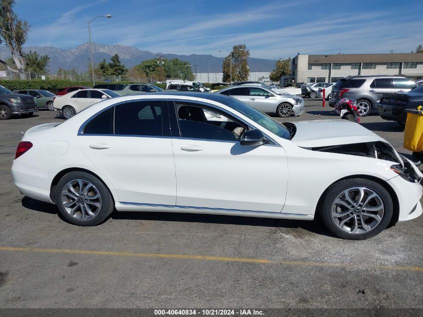 2018 Mercedes-Benz C 300 300 VIN: WDDWF4JB5JR389513 Lot: 40640834