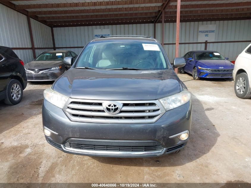 2013 Toyota Highlander Limited V6 VIN: 5TDYK3EH1DS127257 Lot: 40640866