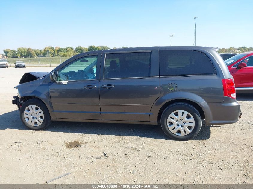 2017 Dodge Grand Caravan Se VIN: 2C4RDGBG9HR865615 Lot: 40640898