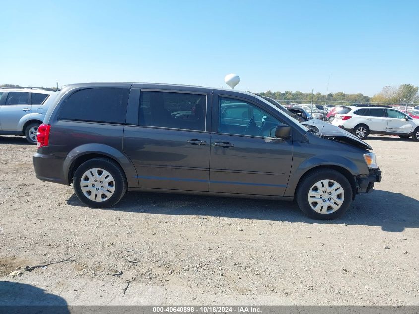 2017 Dodge Grand Caravan Se VIN: 2C4RDGBG9HR865615 Lot: 40640898