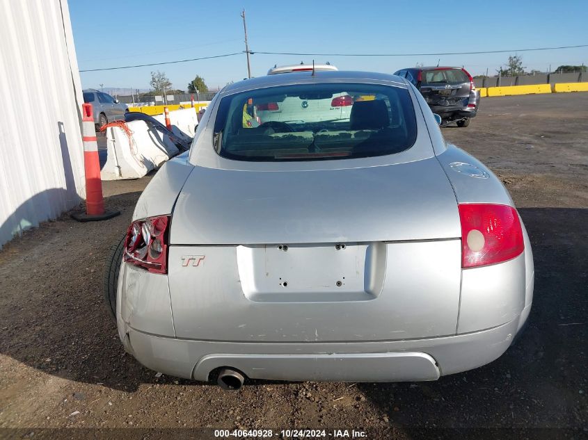 2000 Audi Tt VIN: TRUTC28N5Y1000314 Lot: 40640928