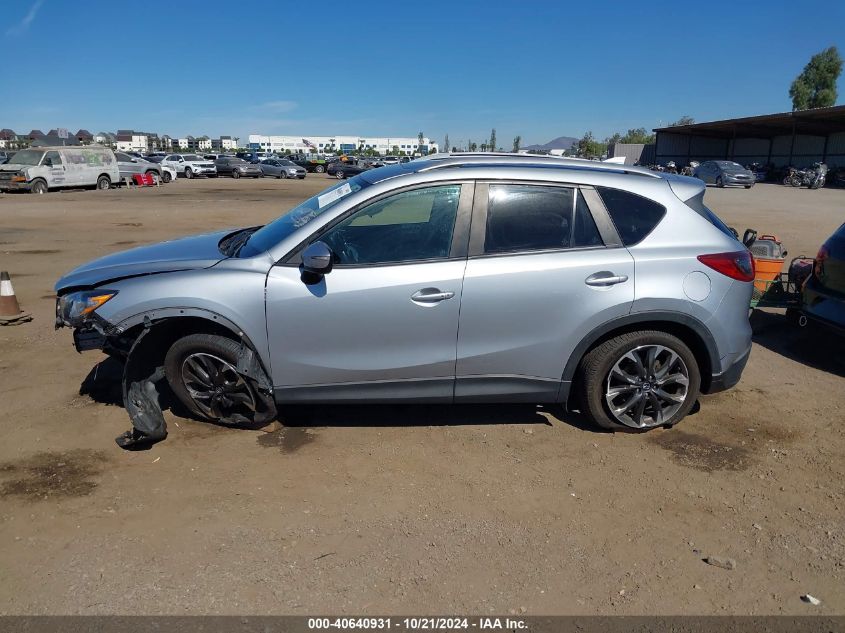 2016 Mazda Cx-5 Grand Touring VIN: JM3KE4DY9G0616489 Lot: 40640931