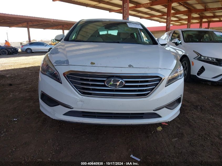 2016 Hyundai Sonata Se VIN: 5NPE24AF7GH408924 Lot: 40640938