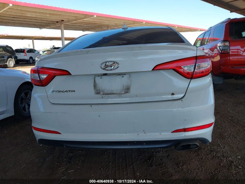 2016 Hyundai Sonata Se VIN: 5NPE24AF7GH408924 Lot: 40640938