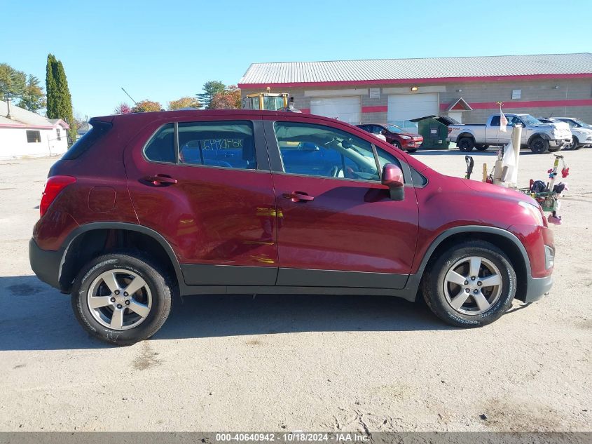 2016 Chevrolet Trax 1Ls VIN: 3GNCJNSB5GL243992 Lot: 40640942