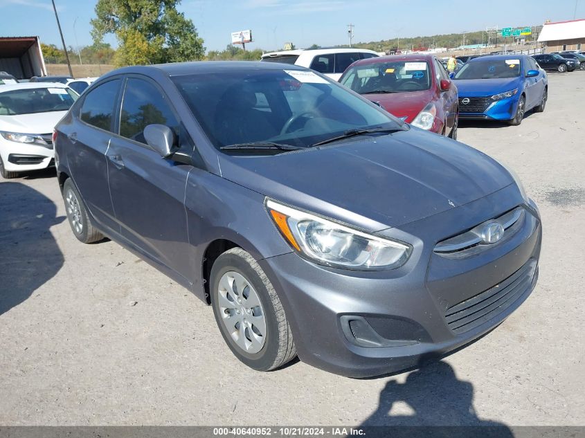 VIN KMHCT4AE0GU999689 2016 Hyundai Accent, SE no.1