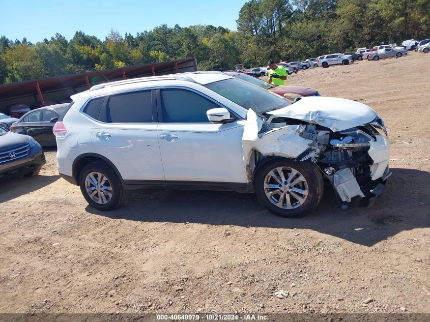 2016 Nissan Rogue Sv VIN: KNMAT2MT6GP686168 Lot: 40640979