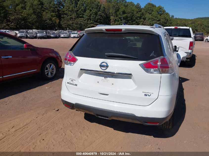 2016 Nissan Rogue Sv VIN: KNMAT2MT6GP686168 Lot: 40640979