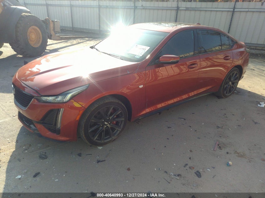 Vin: 1g6du5rk7l0140089, lot: 41130138, cadillac ct5 sport 20202