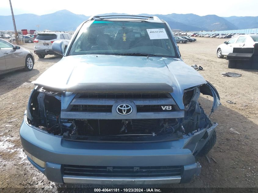 2003 Toyota 4Runner Limited V8 VIN: JTEBT17R830026694 Lot: 40641181