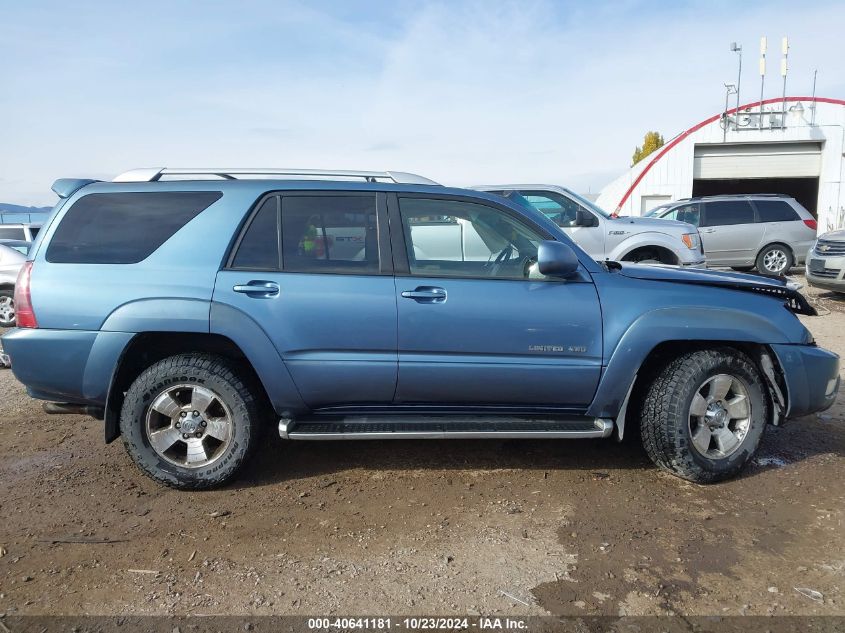 2003 Toyota 4Runner Limited V8 VIN: JTEBT17R830026694 Lot: 40641181