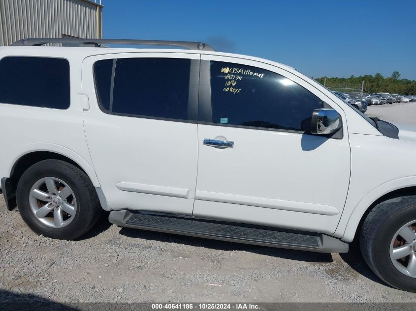 2012 Nissan Armada Sv VIN: 5N1BA0ND3CN612374 Lot: 40641186