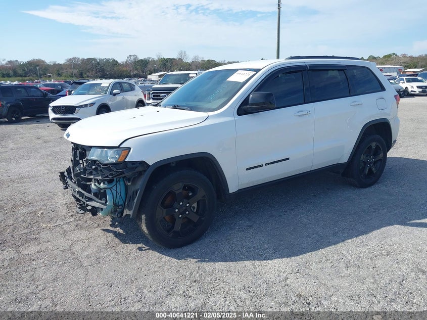 Vin: 1c4rjfag6jc503468, lot: 41130366, jeep grand cherokee upland 4x4 20182