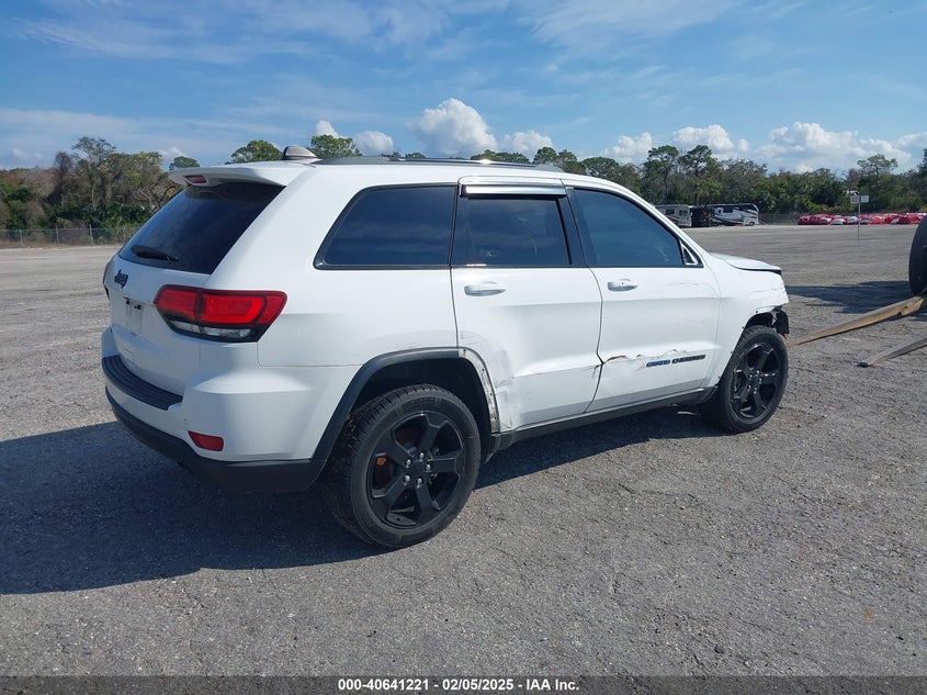 Vin: 1c4rjfag6jc503468, lot: 41130366, jeep grand cherokee upland 4x4 20184