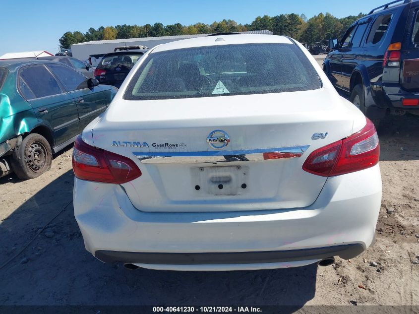 2018 Nissan Altima 2.5 Sv VIN: 1N4AL3APXJC110617 Lot: 40641230