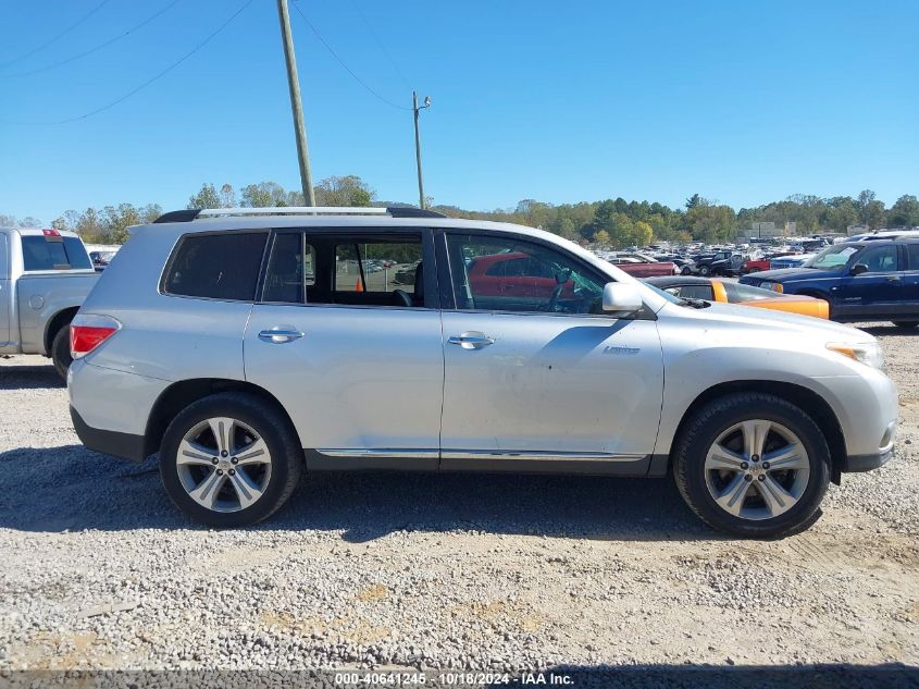 2013 Toyota Highlander Limited V6 VIN: 5TDDK3EH9DS235074 Lot: 40641245