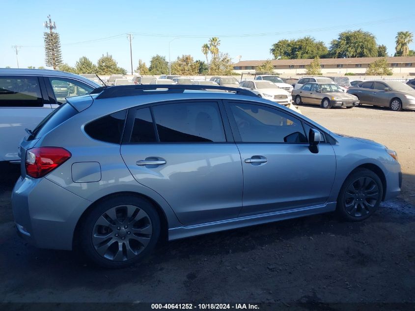 2013 Subaru Impreza 2.0I Sport Premium VIN: JF1GPAL61DH204707 Lot: 40641252