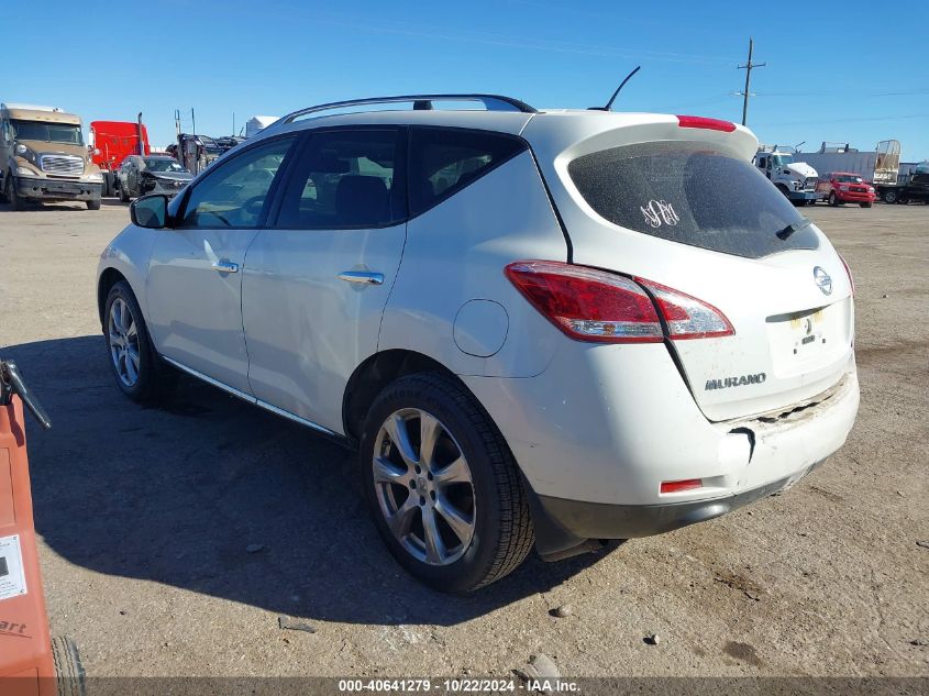 2012 Nissan Murano Le VIN: JN8AZ1MW2CW229980 Lot: 40641279