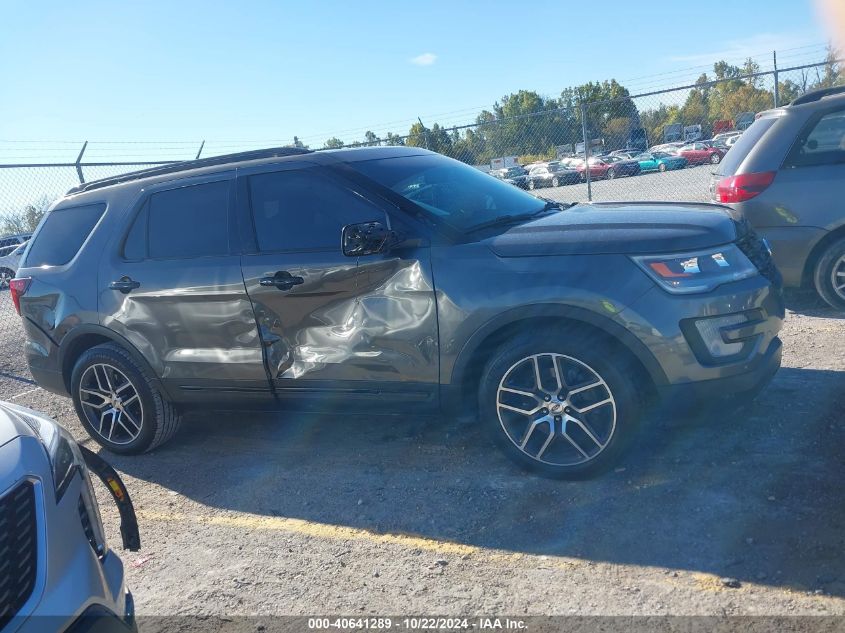 2016 Ford Explorer Sport VIN: 1FM5K8GT5GGD24444 Lot: 40641289