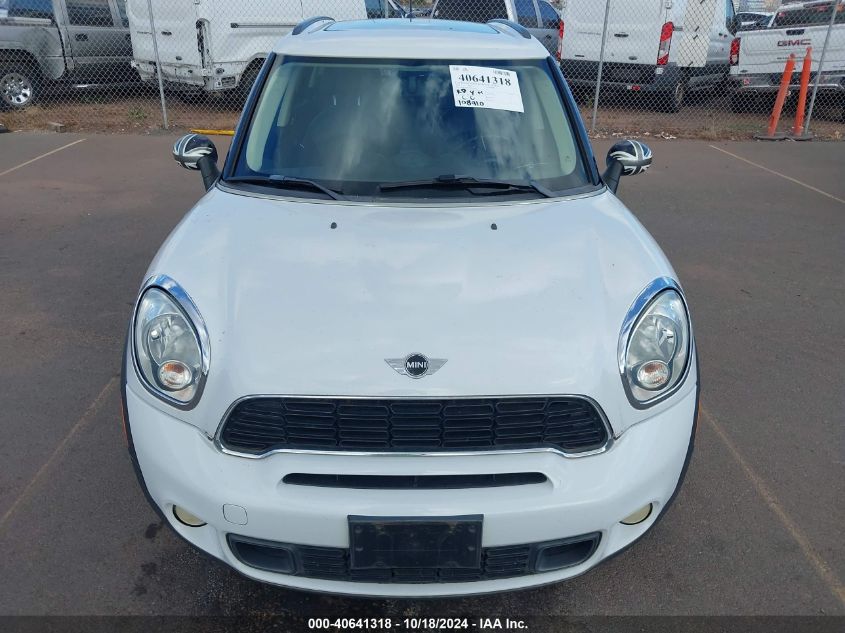 2012 Mini Cooper S Countryman VIN: WMWZC5C57CWL55958 Lot: 40641318