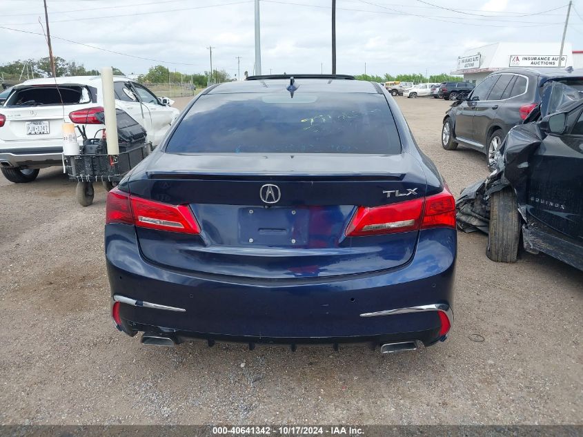 2018 Acura Tlx Advance Pkg VIN: 19UUB2F71JA003868 Lot: 40641342