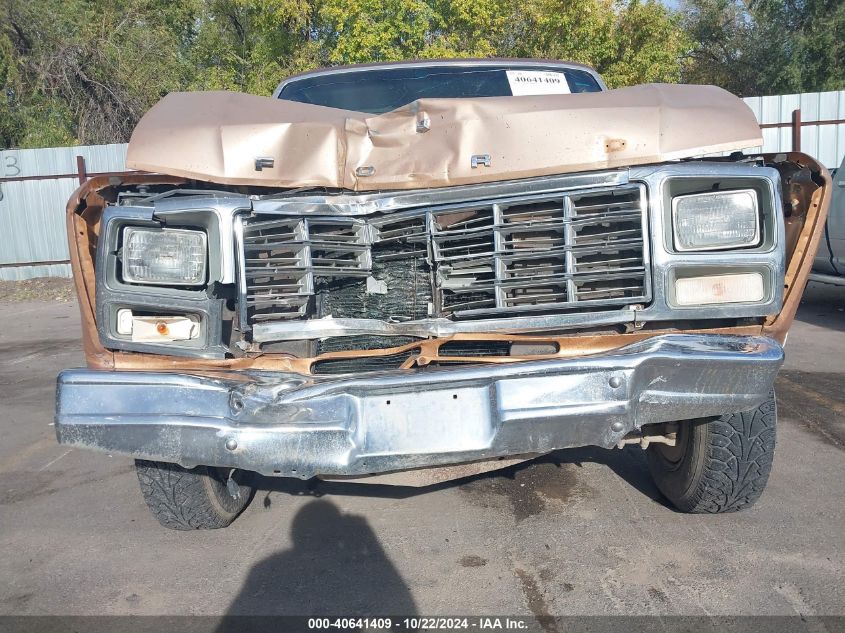 1980 Ford F-150 Styleside 4Wd VIN: F15EPHA4742 Lot: 40641409