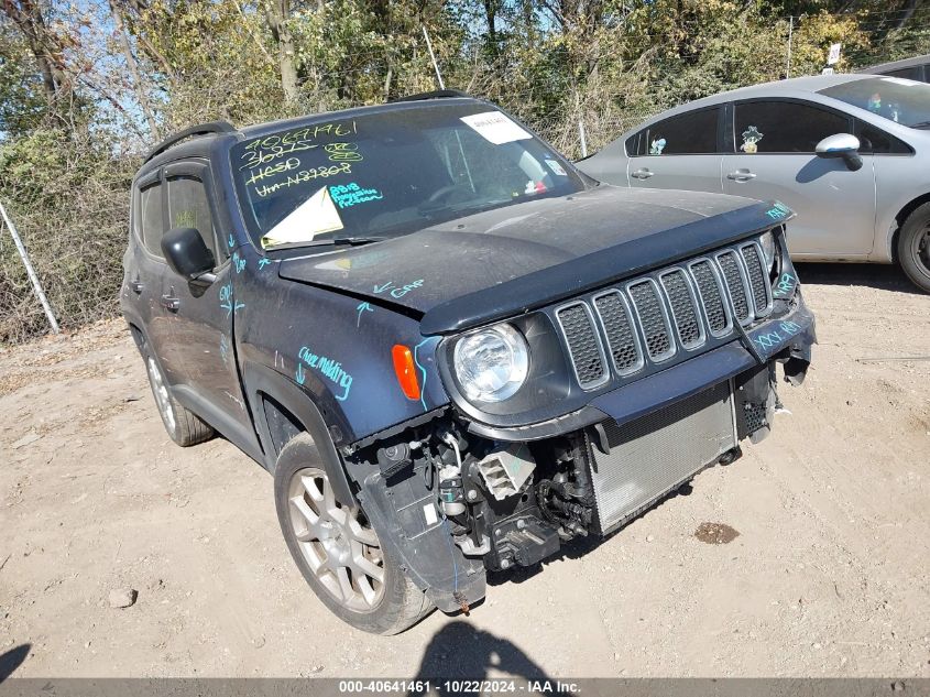 2022 Jeep Renegade Latitude 4X4 VIN: ZACNJDB10NPN89808 Lot: 40641461