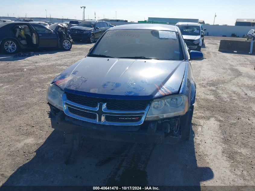 2013 Dodge Avenger Sxt VIN: 1C3CDZCB2DN572154 Lot: 40641470