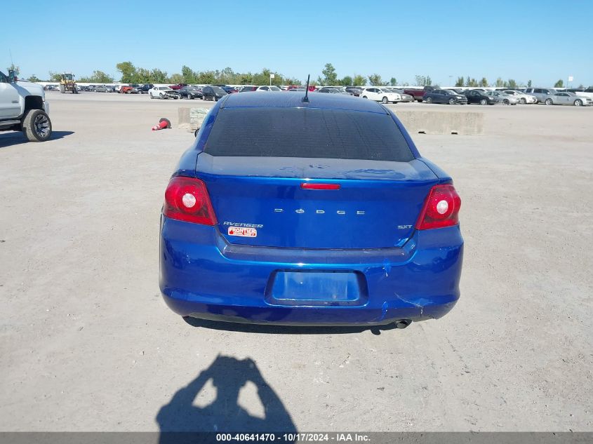 2013 Dodge Avenger Sxt VIN: 1C3CDZCB2DN572154 Lot: 40641470