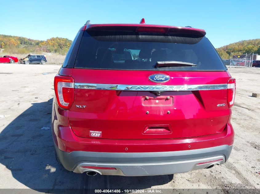 2016 Ford Explorer Xlt VIN: 1FM5K8D83GGA94466 Lot: 40641486