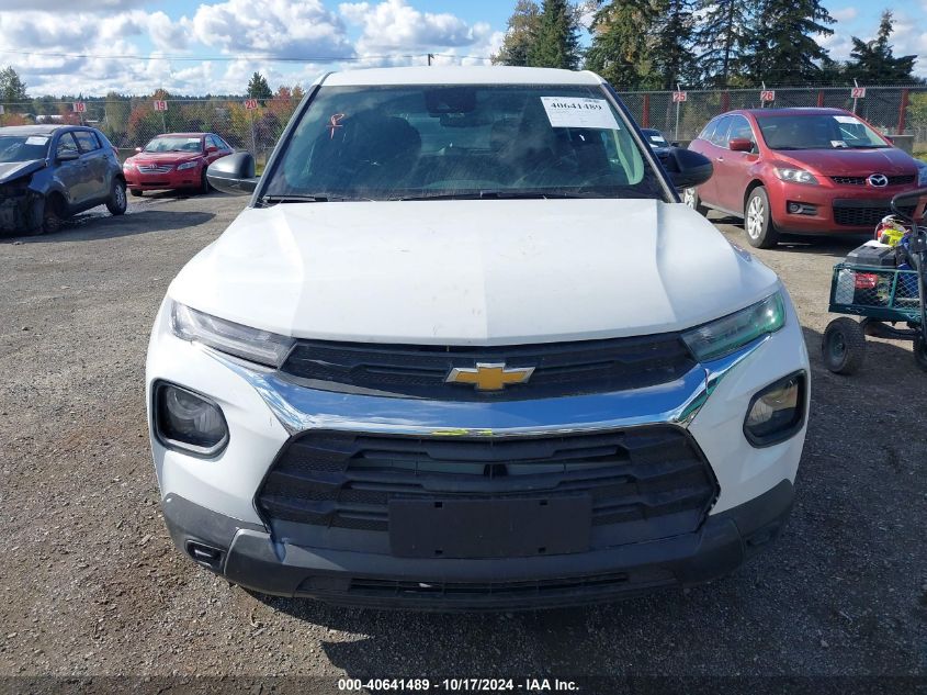 2022 Chevrolet Trailblazer Awd Ls VIN: KL79MNSL9NB016562 Lot: 40641489