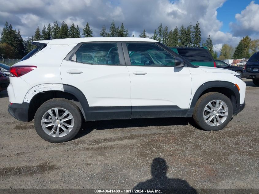 2022 Chevrolet Trailblazer Awd Ls VIN: KL79MNSL9NB016562 Lot: 40641489