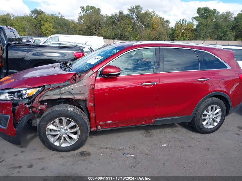 2017 Kia Sorento 3.3L Lx VIN: 5XYPGDA59HG309628 Lot: 40641511