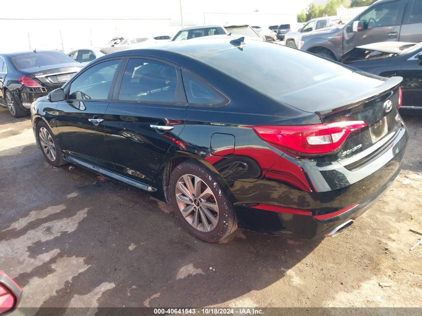 2016 HYUNDAI SONATA SPORT - 5NPE34AF3GH406360