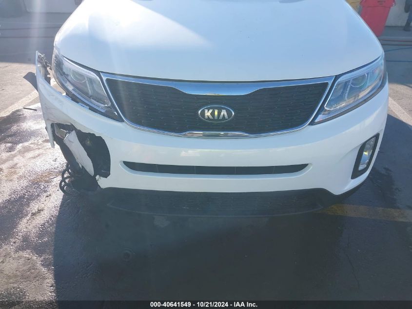 2014 Kia Sorento Lx VIN: 5XYKTCA63EG438792 Lot: 40641549