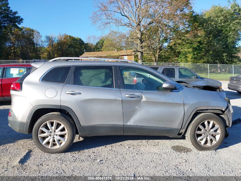 2016 Jeep Cherokee Limited VIN: 1C4PJMDB6GW348424 Lot: 40641570