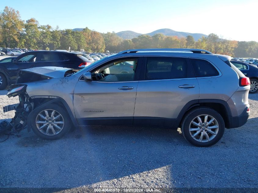 2016 Jeep Cherokee Limited VIN: 1C4PJMDB6GW348424 Lot: 40641570