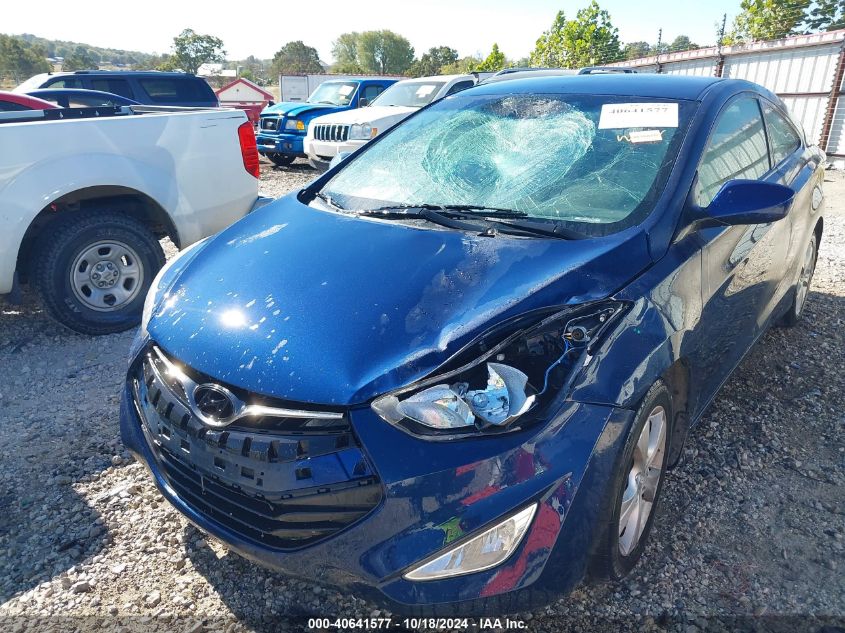 2013 Hyundai Elantra Gs/Se VIN: KMHDH6AEXD4011749 Lot: 40641577