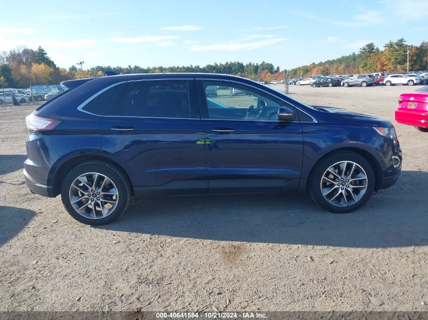 2016 Ford Edge Titanium VIN: 2FMPK4K88GBC61786 Lot: 40641584